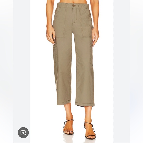 AGOLDE Daria Women's Utility Pant 25 NWOT Duffel Wide Leg Stretch Twill Cropped - Picture 1 of 15